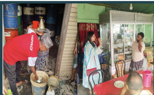 শিবপুরে মোবাইল কোর্ট পরিচালনা,  দুই দোকানীকে জরিমানা
